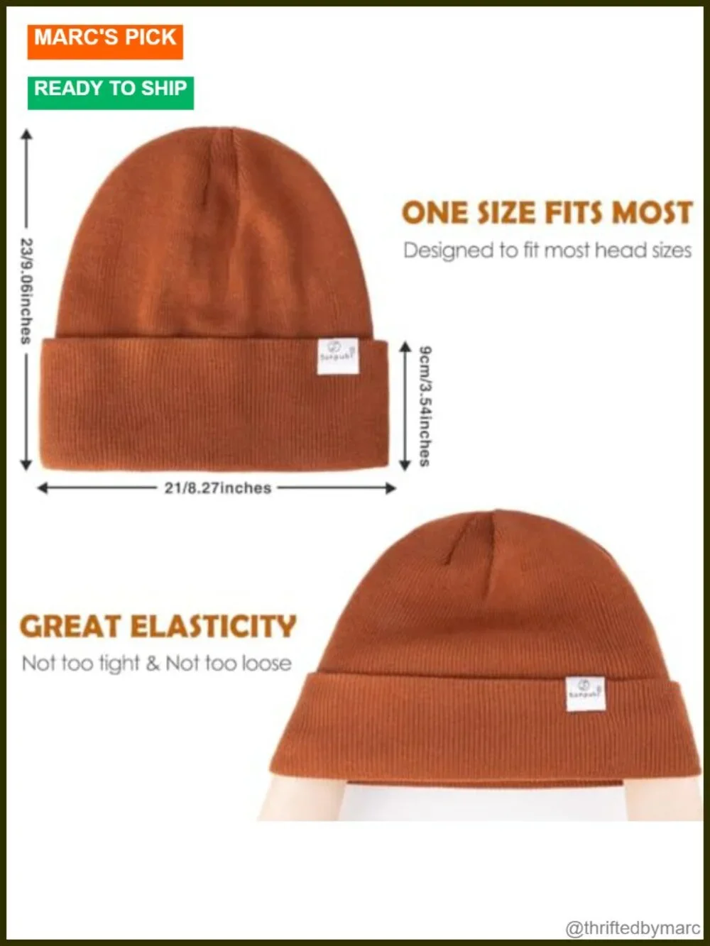 3 Pack Satin Lined Winter Beanie Hats Soft Knit Cuffed Unisex